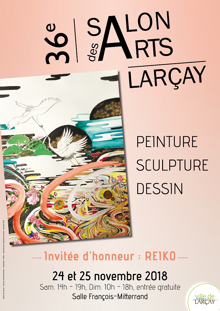 Salon des Arts de Larçay 2018 - Reiko invitée d'honneur